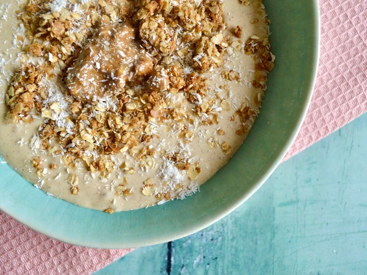 Easy Steps Make|Recipe} Banana, Peanut Butter &amp;amp; Coconut Smoothie Bowl, Make You Drink