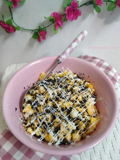 Foto resep Egg Mayo Nori Rice Bowl
