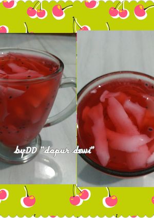 Foto resep Es degan kw campur nata de Coco,selasih #BikinRamadhanBerkesan