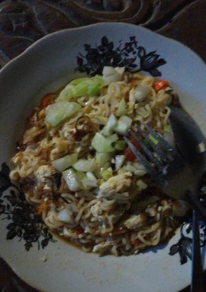 Foto resep mie tik tik ala bunda petra