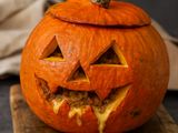 Jack-o'-Lantern Ripiena al Forno