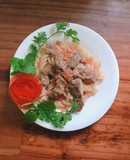 Ăn dặm - Nui xoắn xào bò