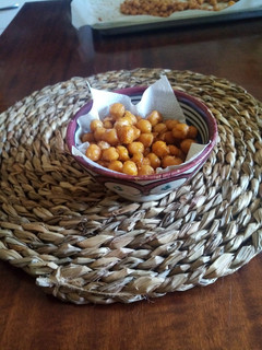 Una foto de Snacks de garbanzos crujientes