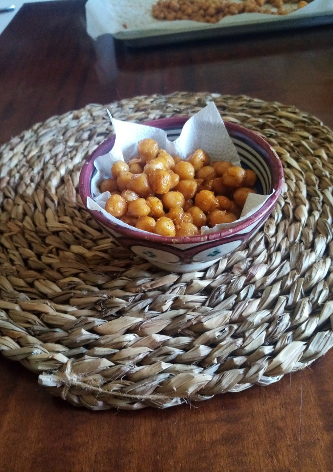 Una foto de Snacks de garbanzos crujientes