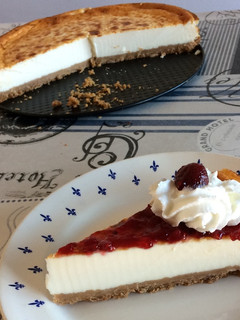 Una foto de Tarta de queso al horno