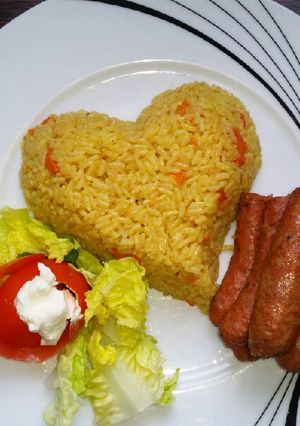 صورة لوصفة رز بالمرقاز في الكوكوط (10د)