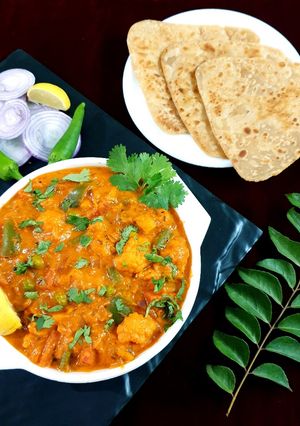 A picture of Veg Hyderabadi Nizami Kadai.
