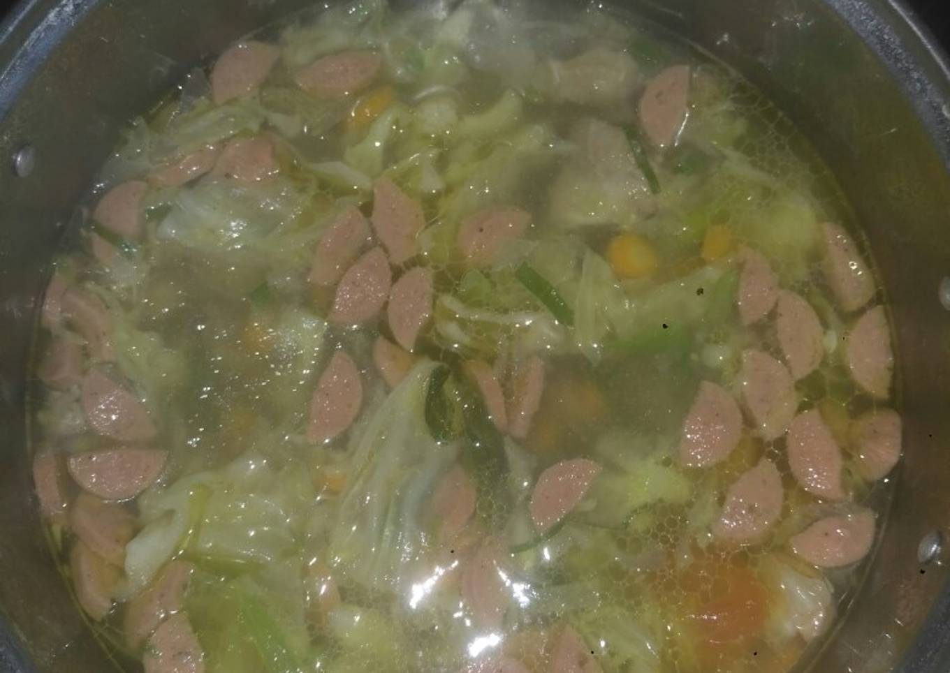 Sop ayam lengkap