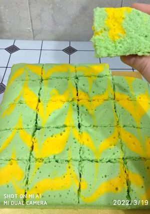 Foto resep Bolu Pandan Kukus Ekonomis 2 Telur