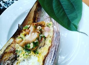 Hình của món Sò mai nướng mỡ hành + trứng gà ta 😋😋.