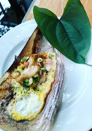 Hình của món Sò mai nướng mỡ hành + trứng gà ta 😋😋.