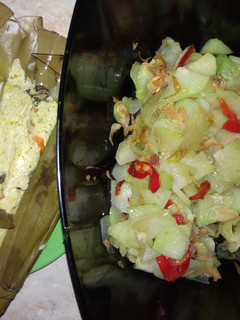 Foto resep Pepes tahu pindang dan oseng jipang(labu siam)