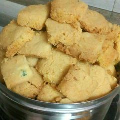 A picture of Wheat flour nan khatai cookies.