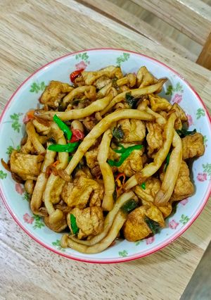 Foto resep Tumis Tahu Jamur