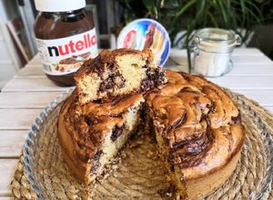 Une photo de Gâteau Nutella Mascarpone #janvier