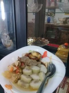 Foto resep Lontong opor ayam lebaran