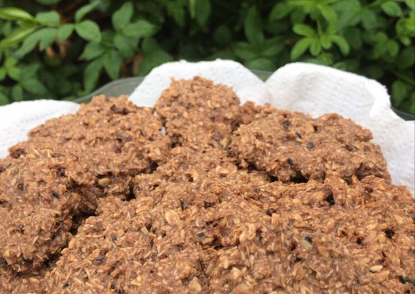 Cookies saludables de avena coco y cacao