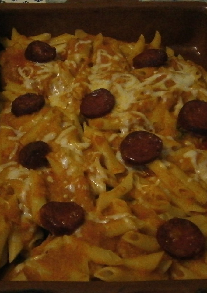 Una foto de Macarrones ricos