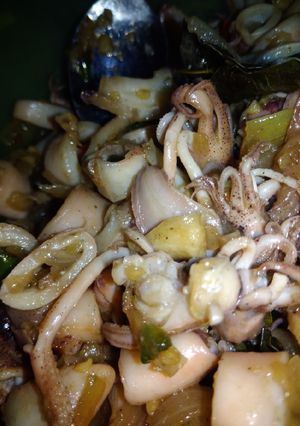 Foto resep Cumi Asin Pedas