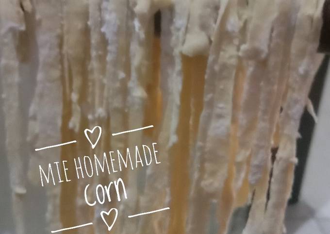 Resep Mie Hommade Corn, Menggugah Selera