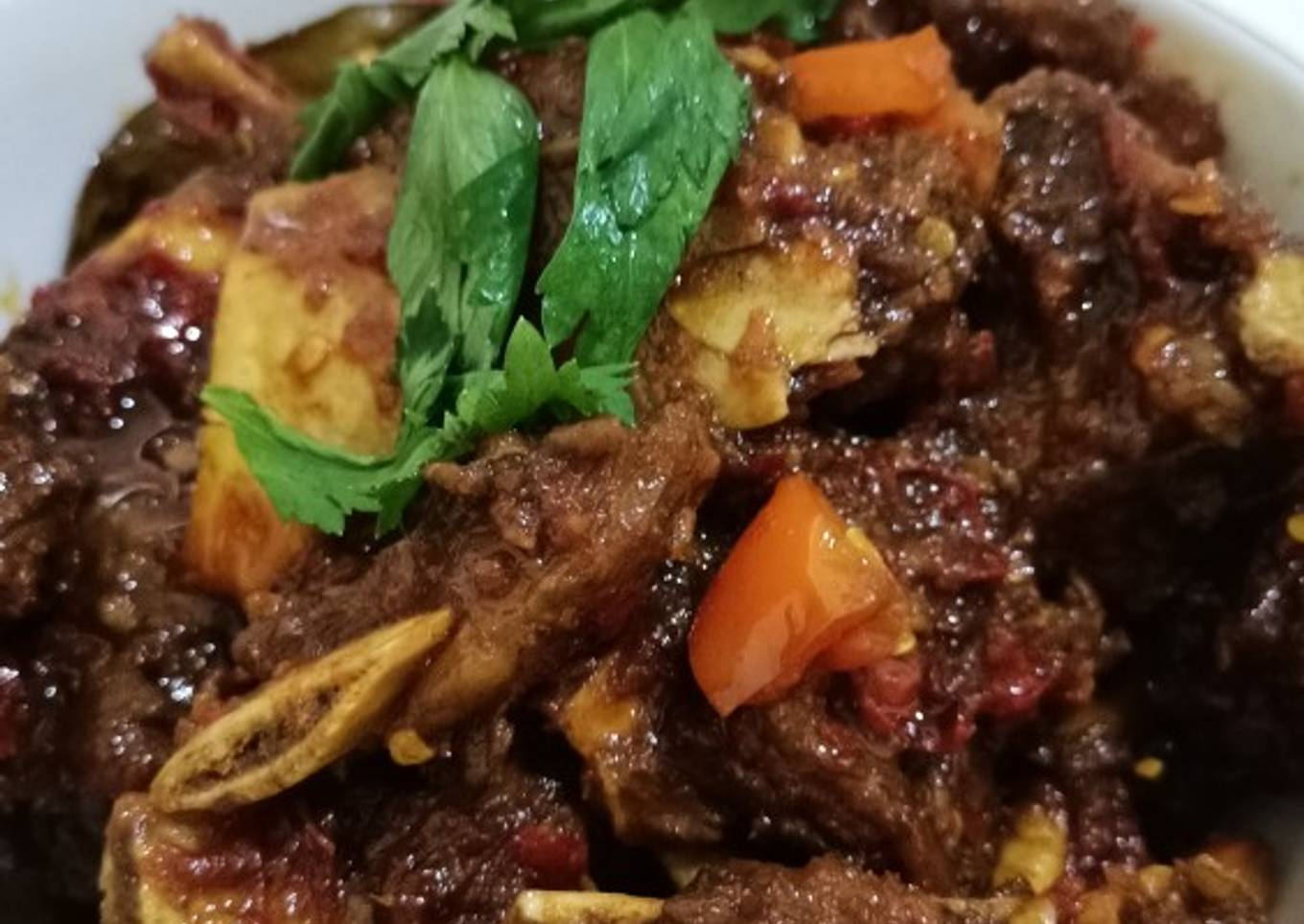 Krengsengan Iga Sapi
