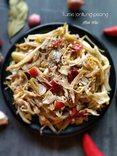 Foto resep Tumis jantung pisang teri
