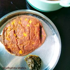 A picture of Stuffed Sattu Parathas.