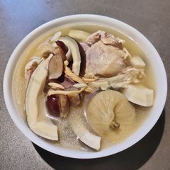 A picture of Coconut Herb Soup.