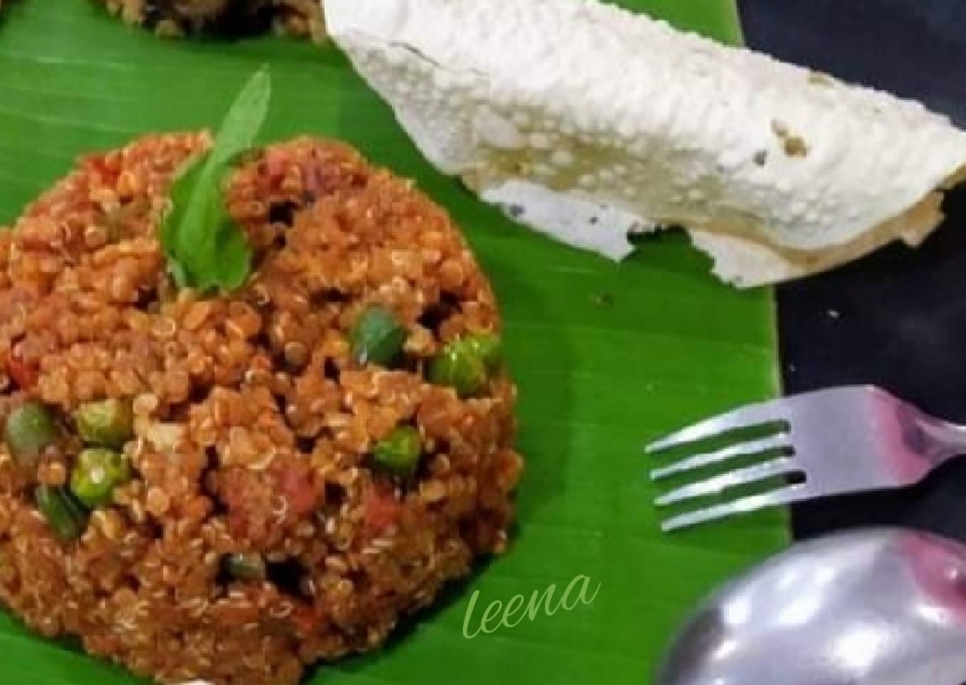 QUINOA TOMATO PULAV (SOUTH INDIAN FLAVOR)