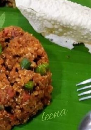 A picture of QUINOA TOMATO PULAV (SOUTH INDIAN FLAVOR).