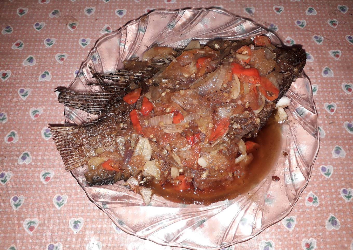 Ikan Nila Asam Manis Pedas