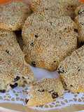 Individual Sweet Flatbreads with Mastic and Cranberries