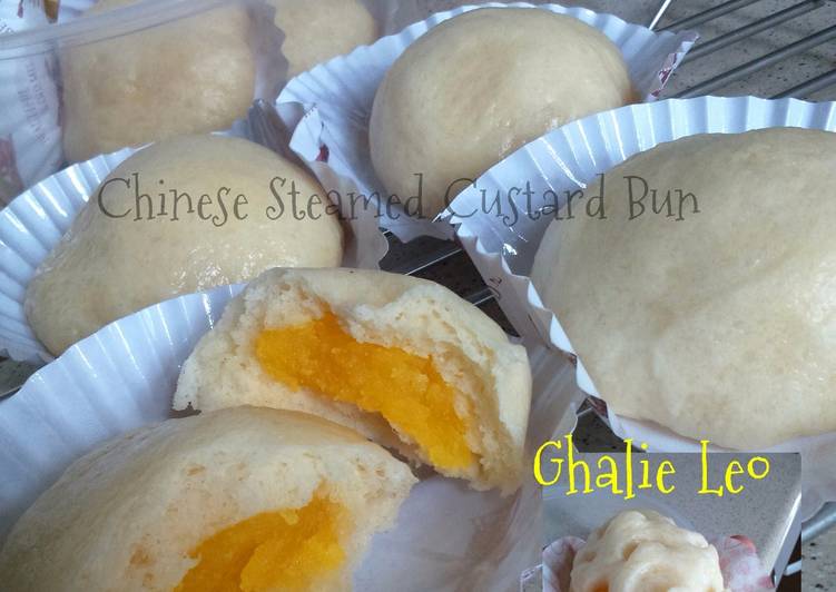 8 Resep: Bakpao Custard. /Chinese Steamed Custard Bun yang Bikin Ngiler!