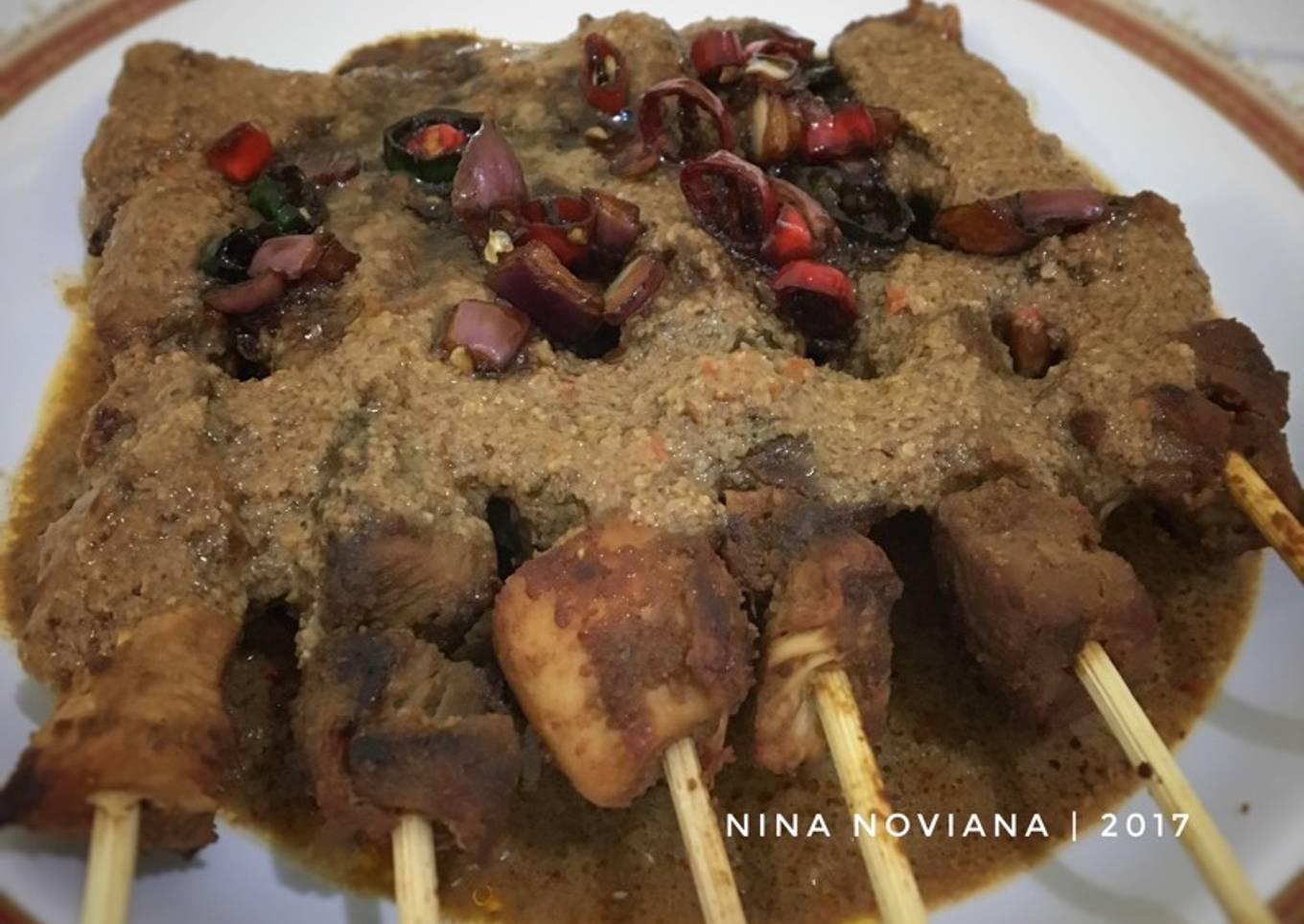 Sate daging sapi dan ayam #kitaberbagi