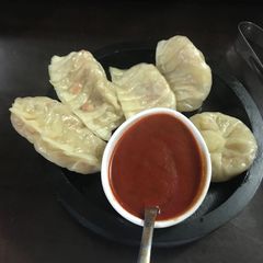 A picture of Veg momos.