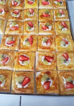 Foto resep Simple Fruit Puff Pastry