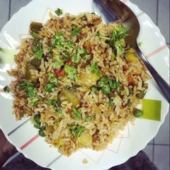 A picture of Tawa Pulao - Mumbai Style.