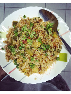 A picture of Tawa Pulao - Mumbai Style.