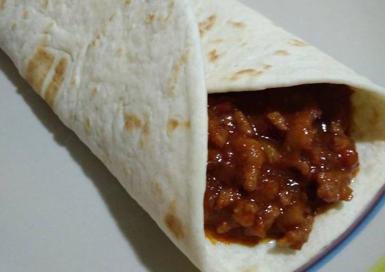 Burritos barbacoa con thermomix