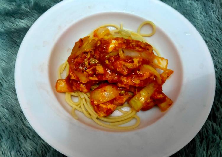 Spaghetti Bolognese Telur