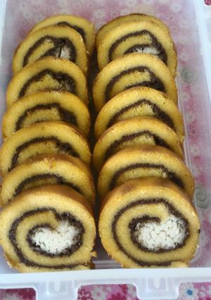 Foto resep Roll gulung keju coklat
