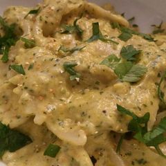 A picture of Butternut Squash Farfalle.