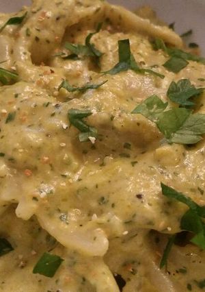 A picture of Butternut Squash Farfalle.