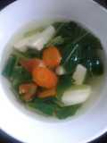 Sayur caesim wortel mix putih telur