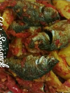 Foto resep Baby ikan mas balado kentang