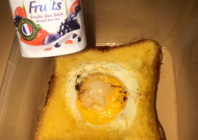 Resep: Sunny side up Toast Ekonomis