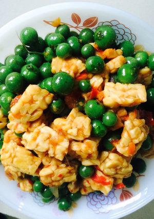 Foto resep Leunca oseng pedas (tempe)