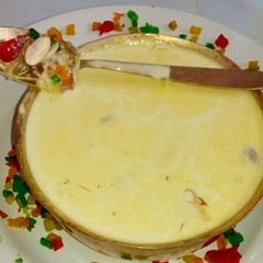 Malabar style vermicelli pudding A picture of Malabar style vermicelli pudding.