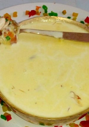 A picture of Malabar style vermicelli pudding.