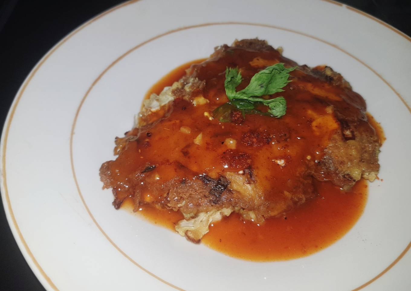 Fuyunghai saus asam pedas manis